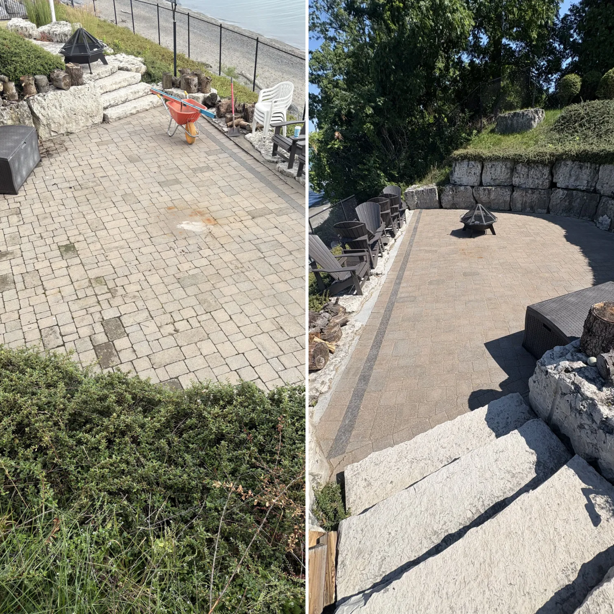 Interlock Repair & Re-Leveling for Pure Pavers Restoration in Burlington, ON