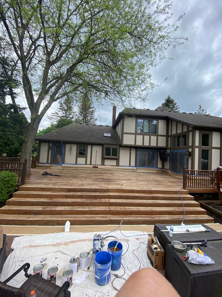 Staining for Mansour Contracting inc in Clarkston, MI