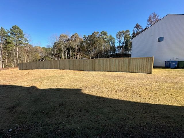 Fencing for JDP Construction Group in McDonough, GA