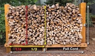 Seasoned firewood for Branch Out Tree Care LLC in Fredericksburg, VA