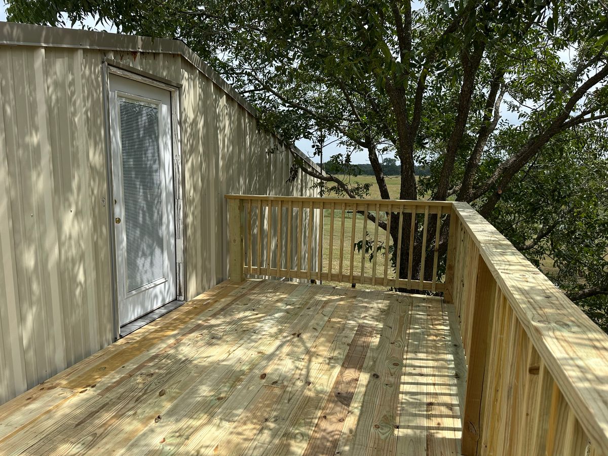 Deck Installation for Timberline Deck & Patio in Covington, TX