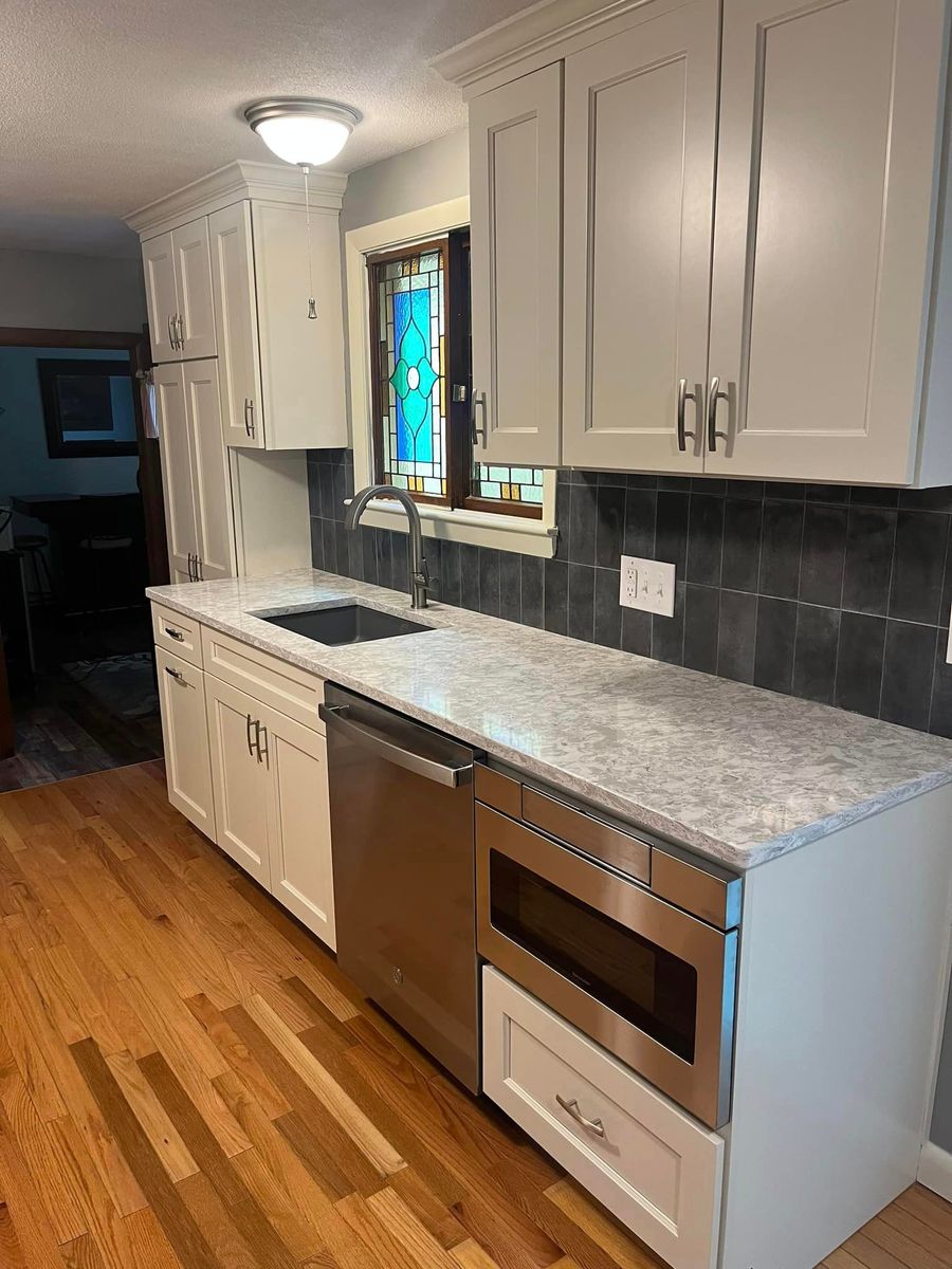 Kitchen Renovation for J&J Woodworking in Providence, RI