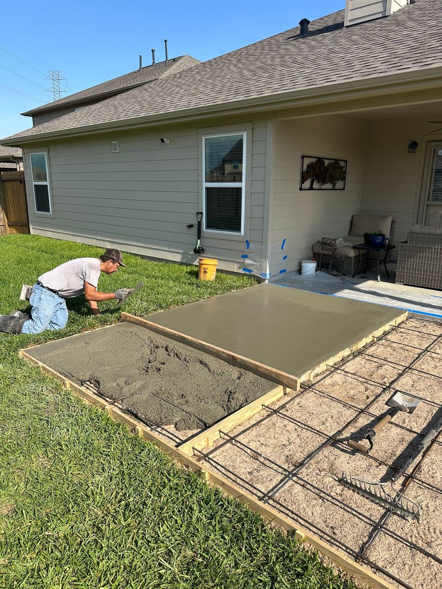 Pool & Patio Restoration for Texas Curb N Borders in Houston, TX