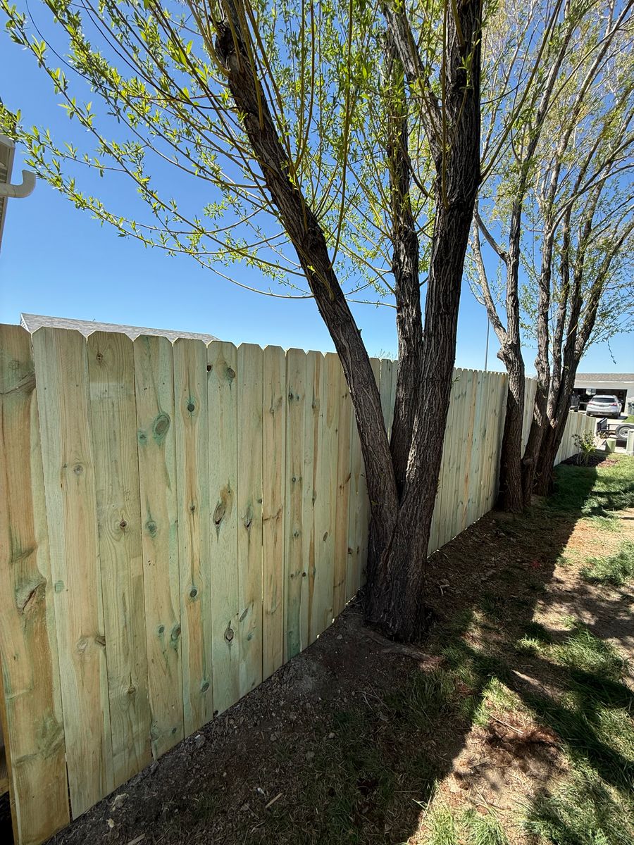 Fence Installation for DS Industries in Gillette, WY