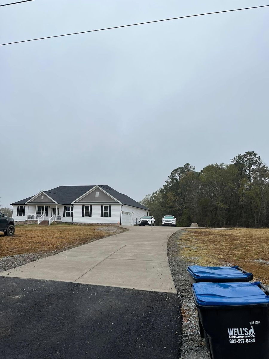 Sidewalk Installation for Palmetto Precision Concrete & More in Bethune, SC