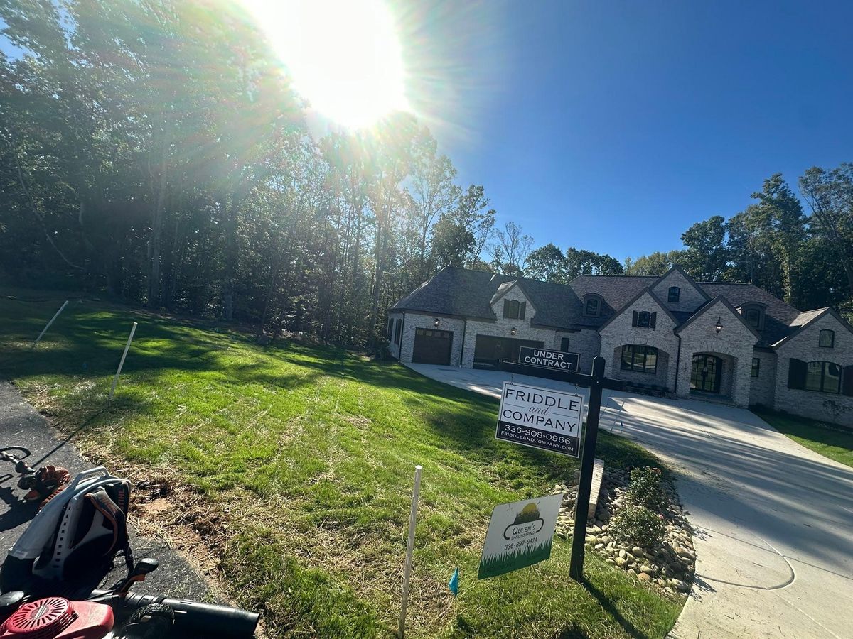 Mowing for Queen’s Landscaping in Kernersville, NC