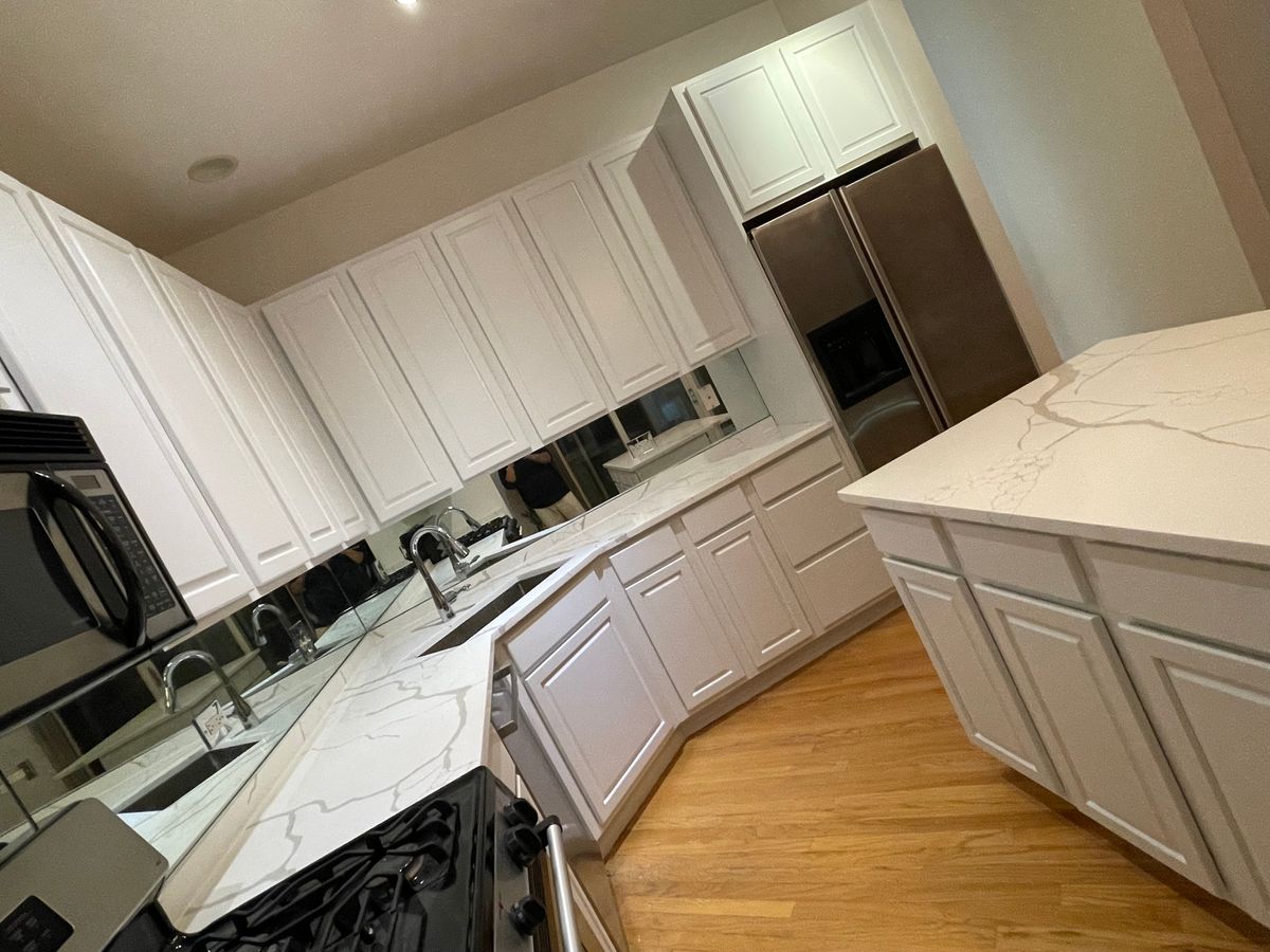 Kitchen and Cabinet Refinishing for S.V.C Painting & DrywallCo in Glen Ellyn, Illinois