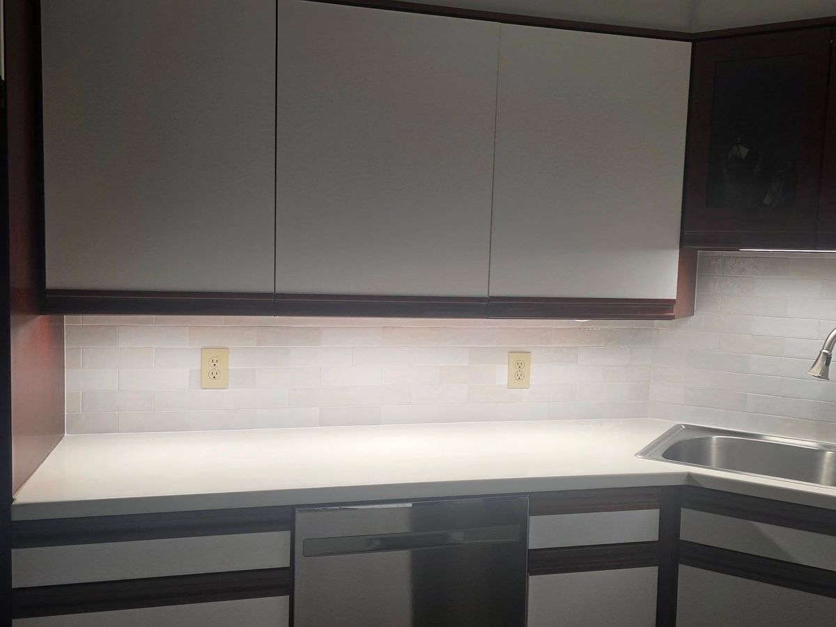 Kitchen Backsplash Installation for Novo Tile Co. in Lillington, NC