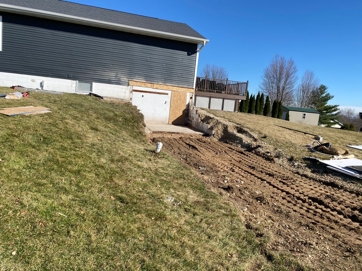 Drain tile for TDC Excavating in Dubuque, IA
