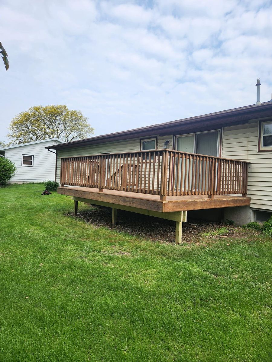  Deck Construction  for MB Construction and Steel Roofing LLC in Mauston, WI