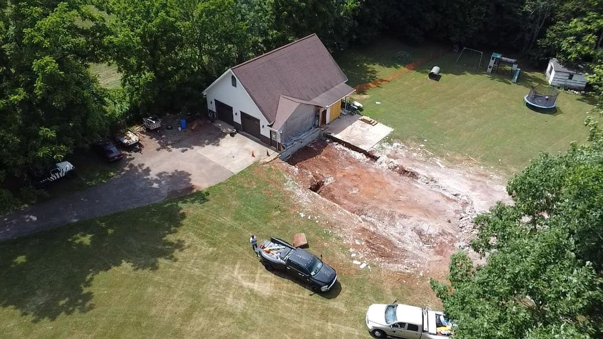 Land Clearing & Demolition for A&E Excavation in Knoxville, TN