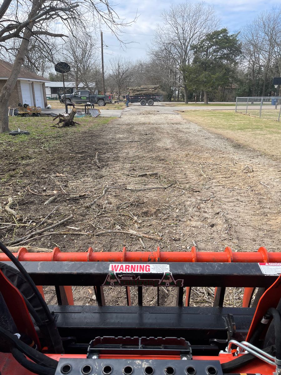 Brush removal/organic dumpsters for Marek Land Services in  Austin,  Texas