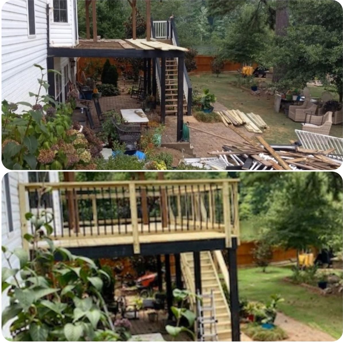 Deck Construction for All Out Construction in Atlanta, GA