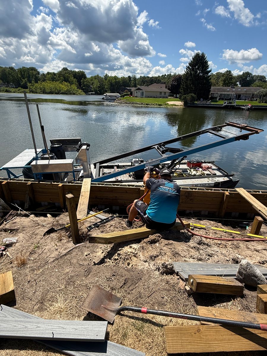 Dock and Boat lift Maintenance Service for Wagner's Lift & Dock Shop LLC in Watervliet, MI