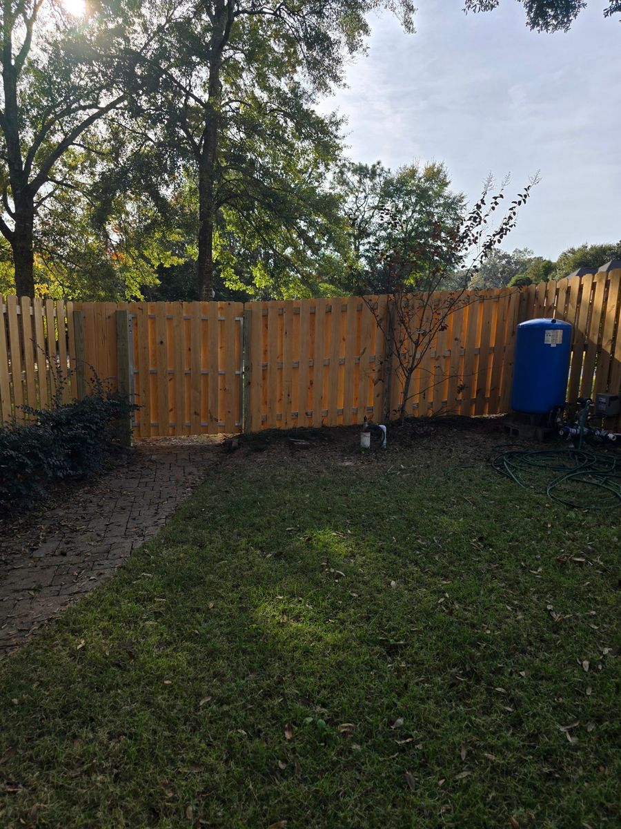 Fence Repair for Phillips Fencing Solutions in Pensacola, FL