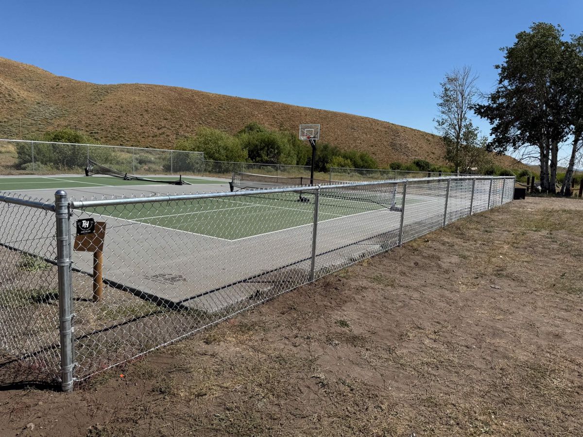 Chain Link Fence  for T&H Outdoor Services in Twin Falls, ID