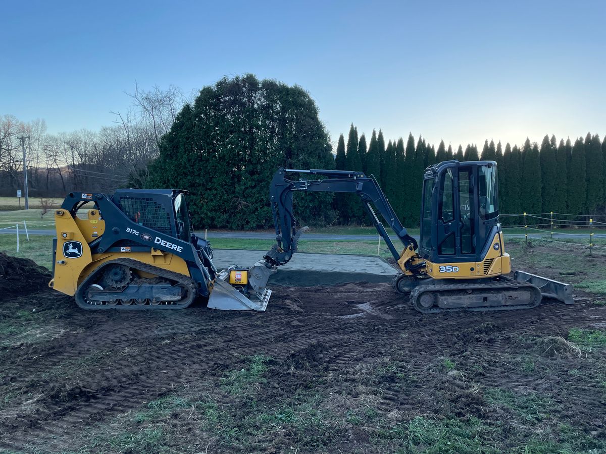 Excavation & Grading for Lennon Land Management in Suffield, CT