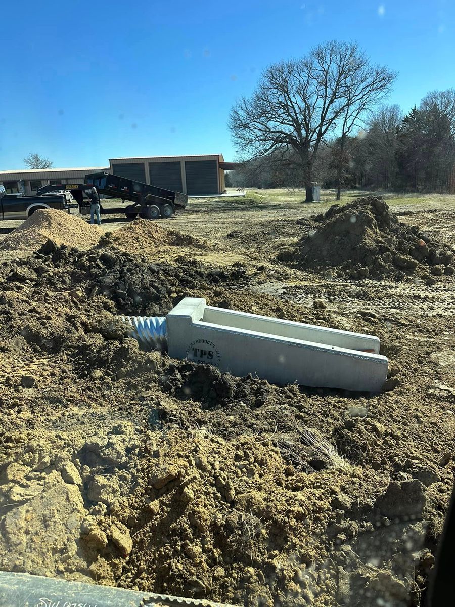 Culverts for BR Construction LLC in Corsicana, TX