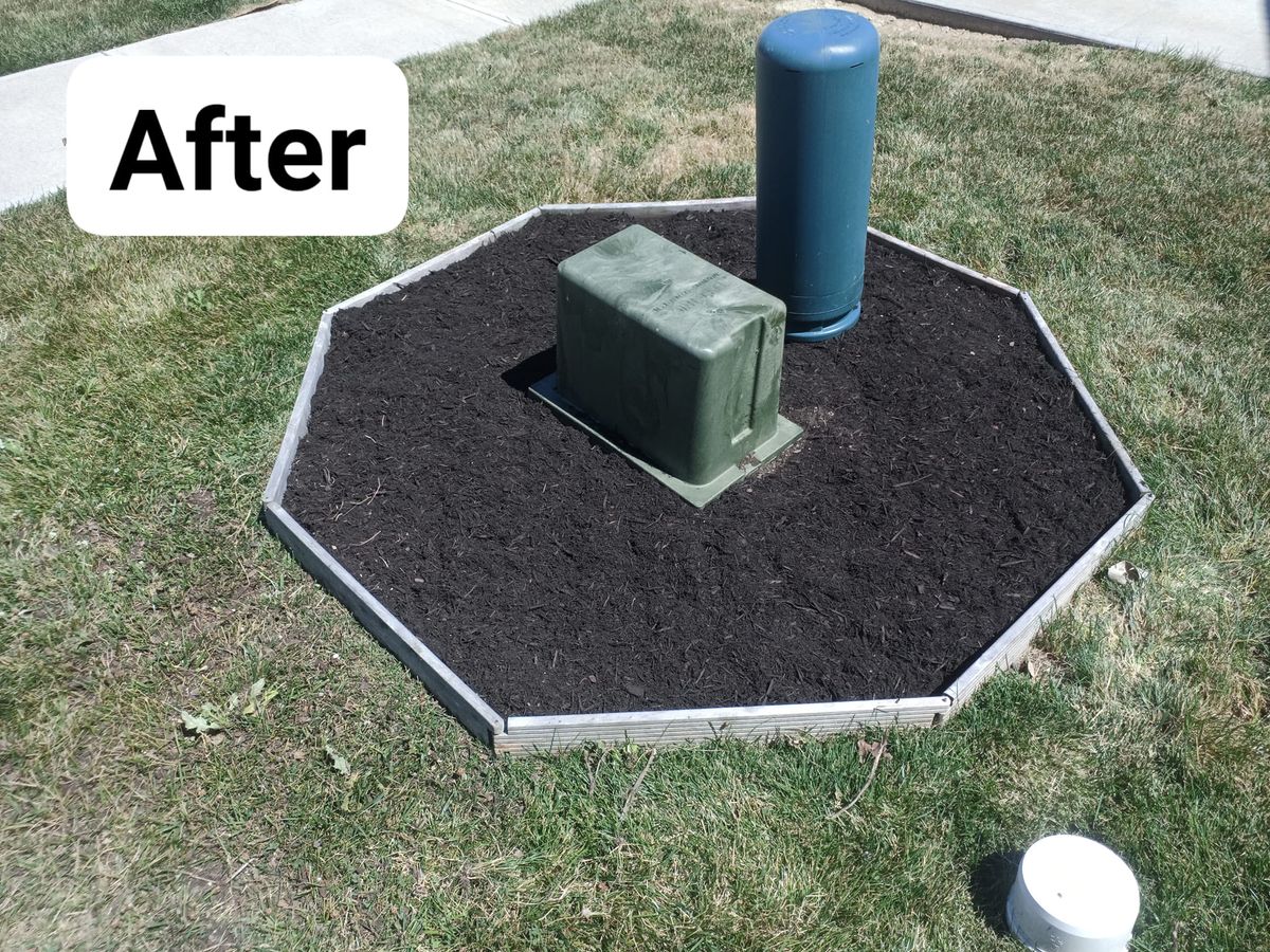 Mulch and Rock Installation for Hendricks Mowing in Amherst, OH