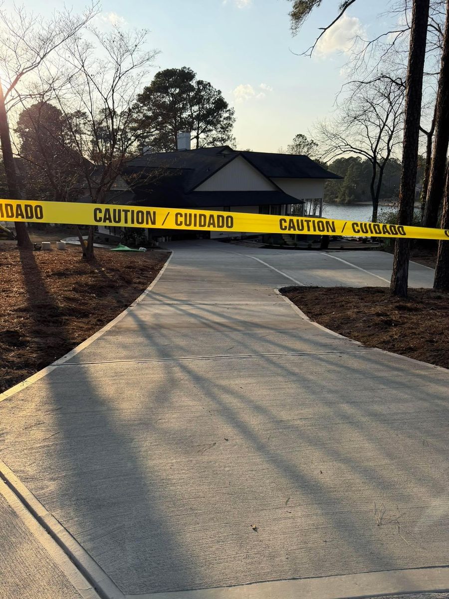 Sidewalk Installation for Palmetto Precision Concrete & More in Bethune, SC