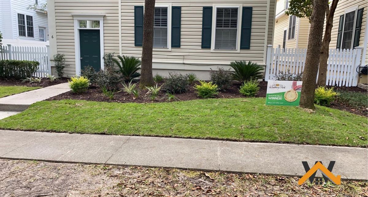 Mulch Installation for Walker’s Construction & Hardscape in Bluffton, SC