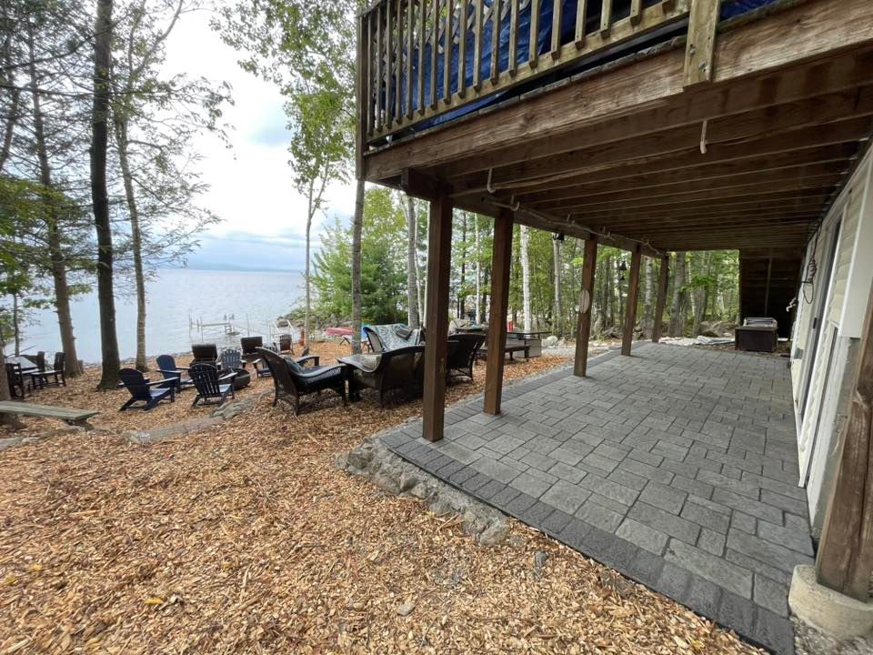 Patio Design & Construction for Smythe’s Stonework & Masonry in Buxton, ME