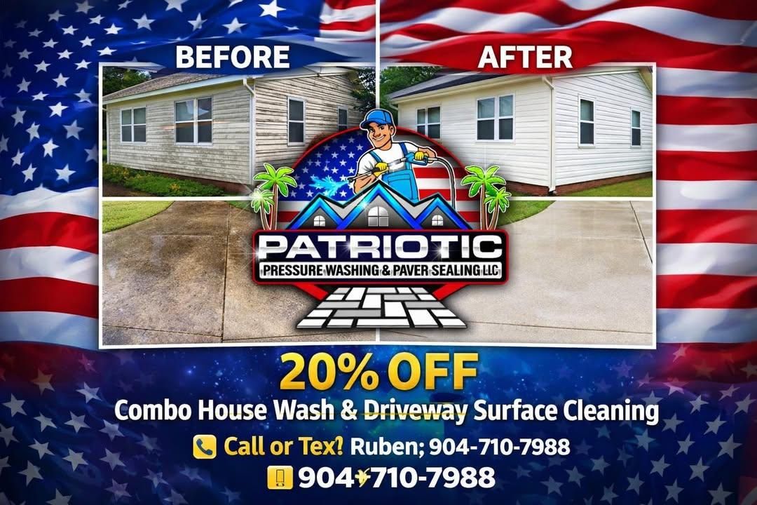 Home Softwash for Patriotic Pressure Washing & Paver Sealing in Green Cove Springs, FL
