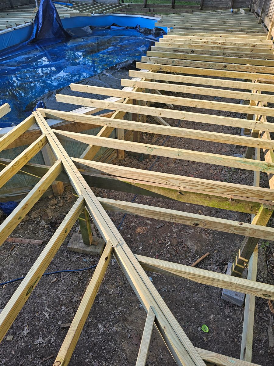 Decking for A&D Home Improvements in Cleveland, TN