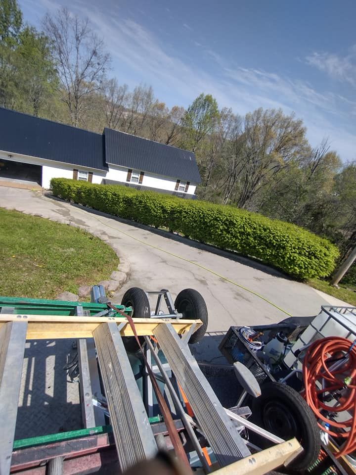 Driveway and Sidewalk Cleaning for Clover's Pressure Washing in Livingston, Tennessee