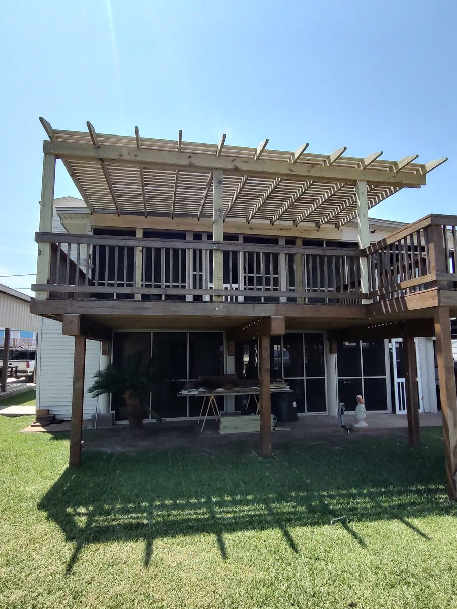 Deck and Patio Construction for Summers Construction in 77541, TX