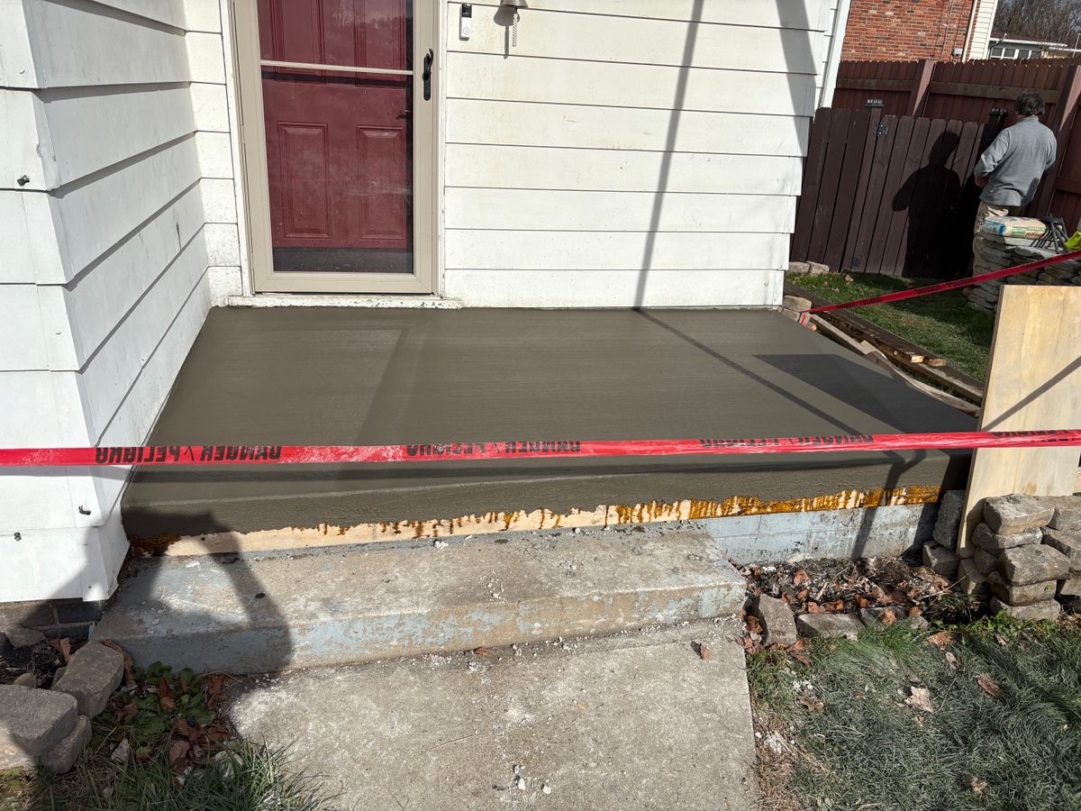 Concrete Patios for Backbone Construction Services in Clinton, PA