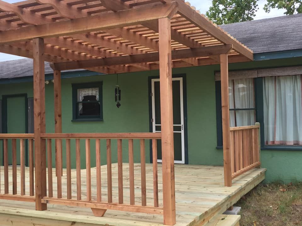 Pergolas for Rocking R Home Construction And Design LLC in Smithville, TX