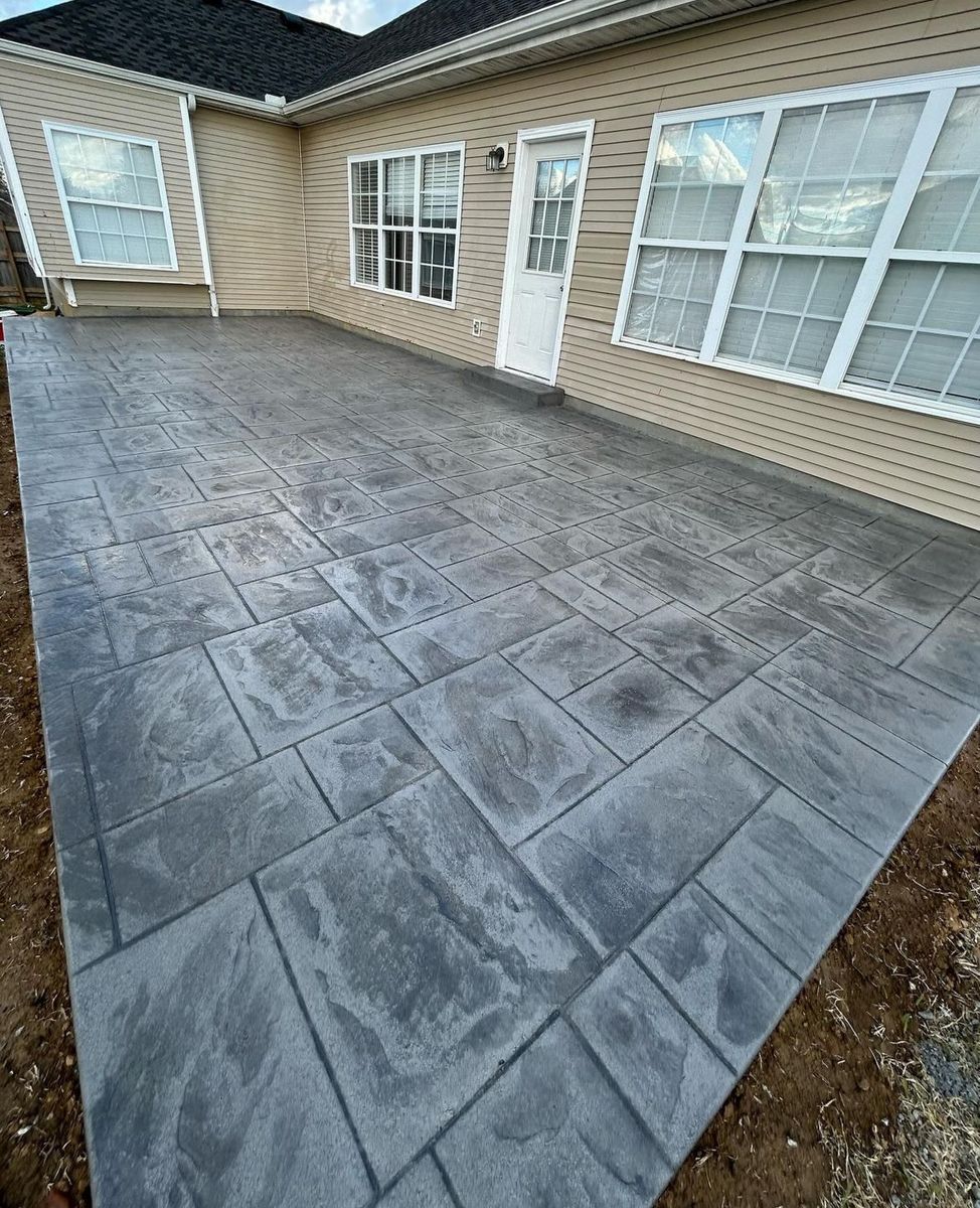 Stamped Concrete for Premier Concrete Scapes in Murfreesboro, TN