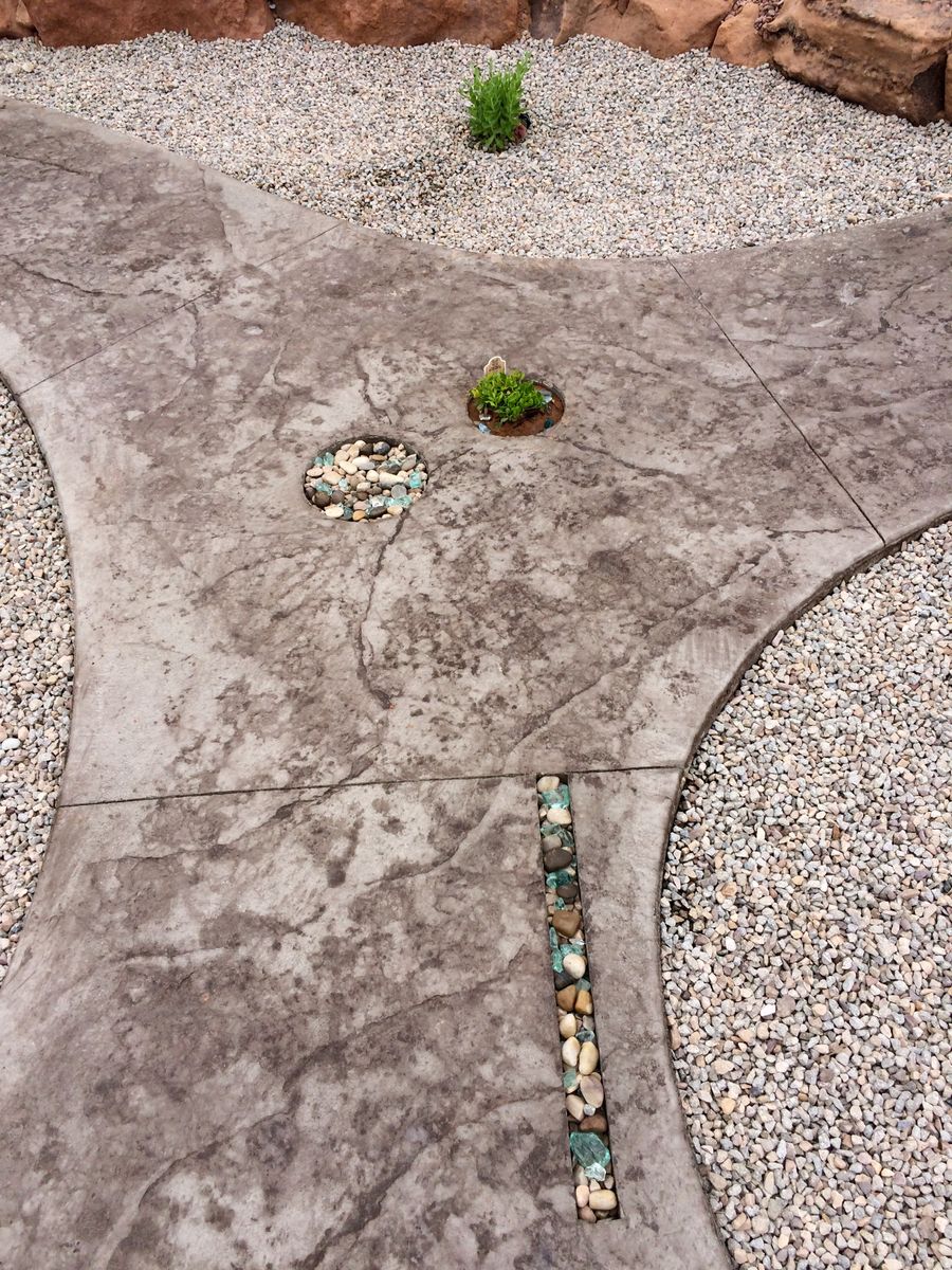 Decorative Concrete for Lawson Brothers Construction LLC in Moab, UT