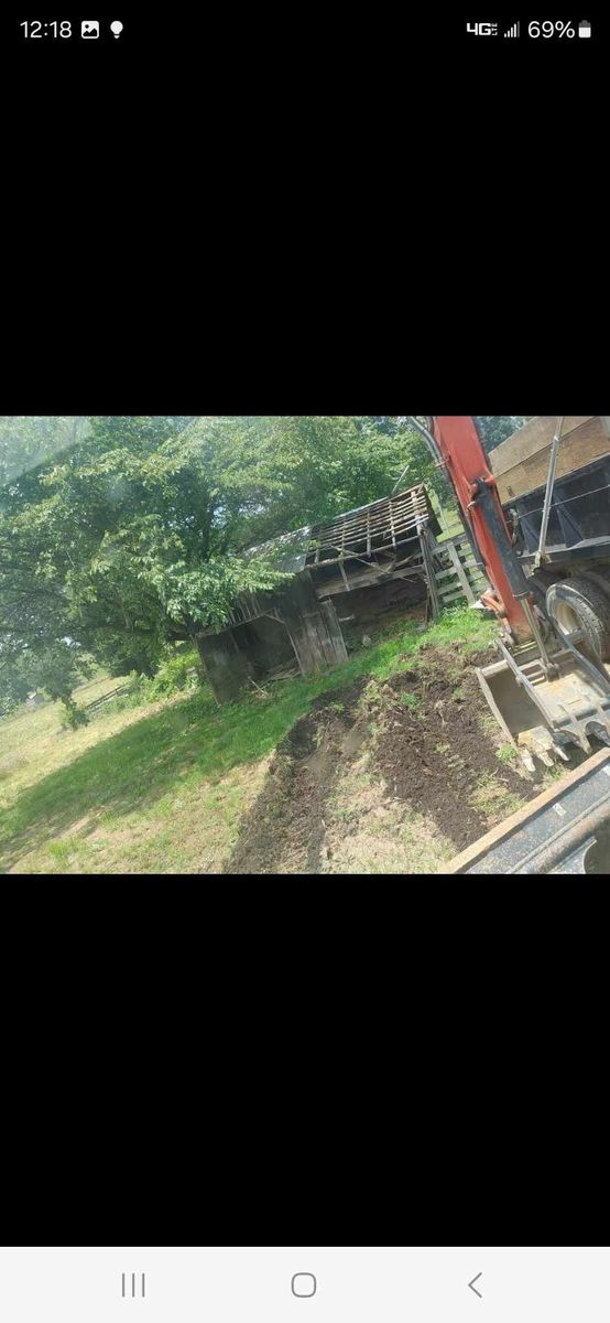 Demolition for M&L Lumber and Excavating in Jonesborough, TN