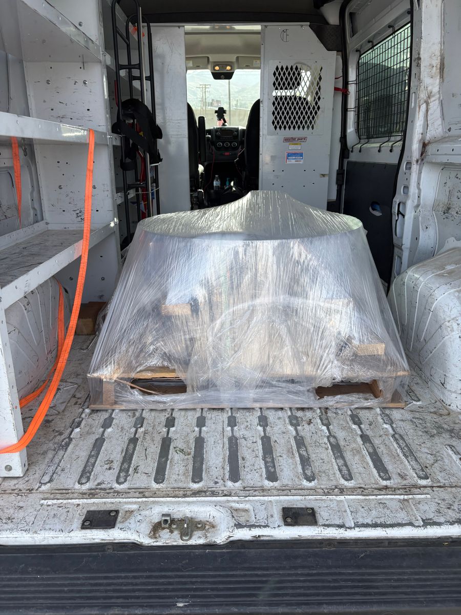 Rush Van Lift Gate for SwiftTrack Courier Services in Salt Lake City, UT