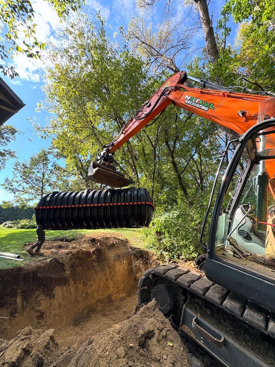 Residential & Commercial Excavation for NXT LVL Excavating in New London, MN