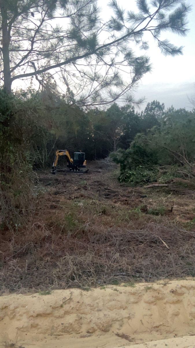 Excavation for Rogers Land Services in Hawkinsville, GA