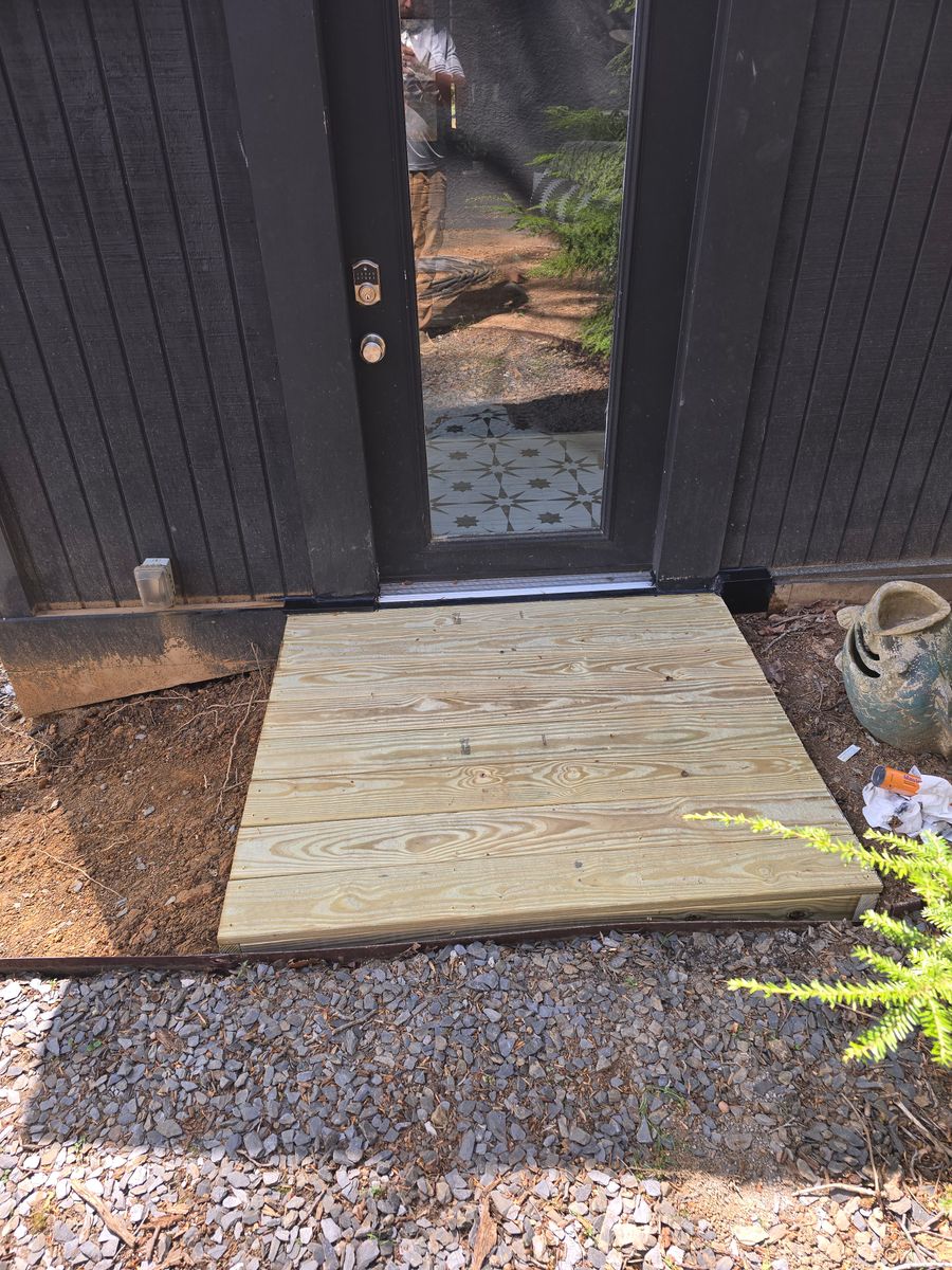 Deck Installation for The Handyman Viking in Dandridge, TN