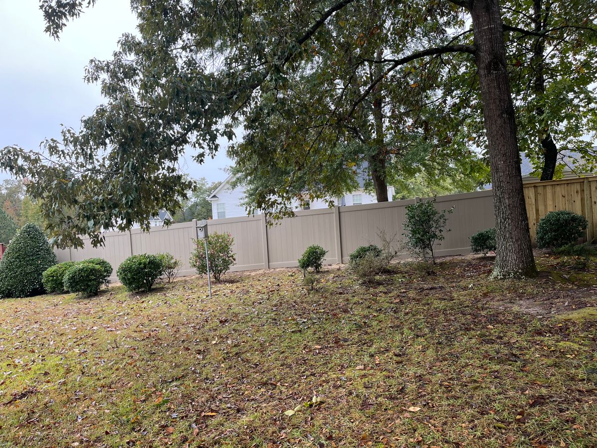 Vinyl Fence for JB Nealy Fence in Elgin, SC