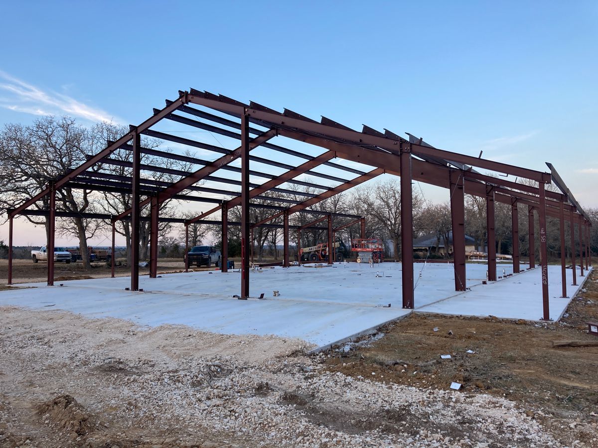 Pre-Engineered Metal Buildings for 292 Construction LLC in Gonzales County, TX