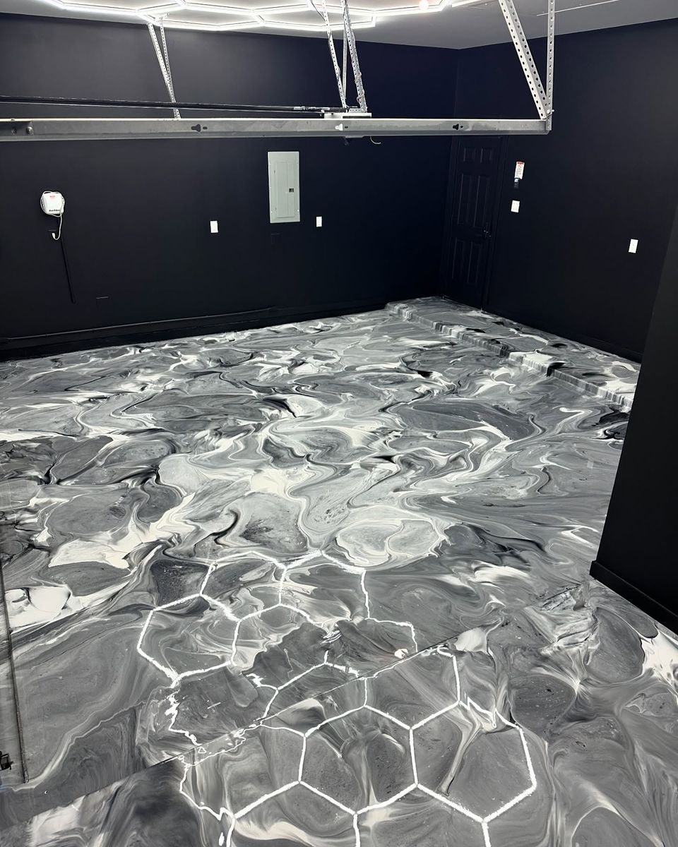 Metallic Epoxy for Top Coat Texas in Houston, TX