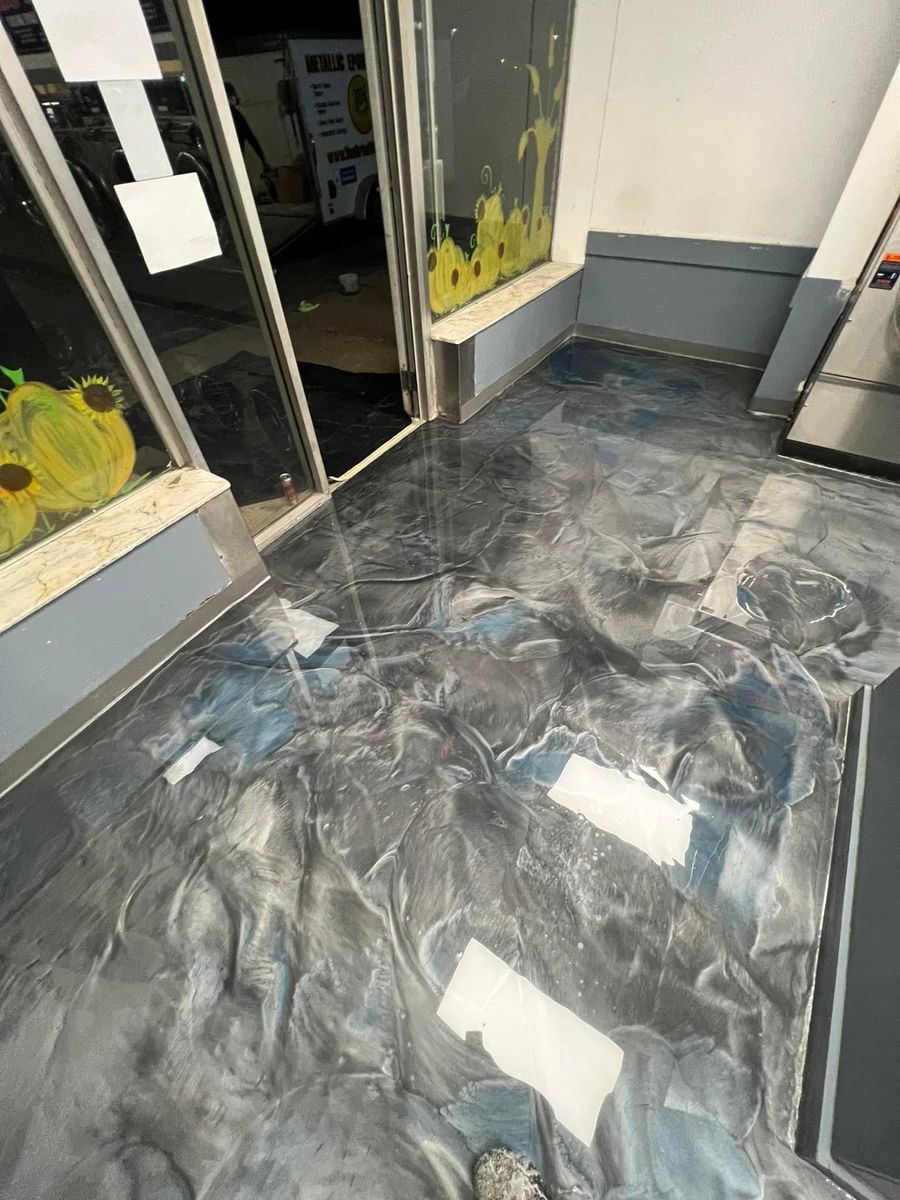 Epoxy Floor Coatings for Texas Curb N Borders in Houston, TX