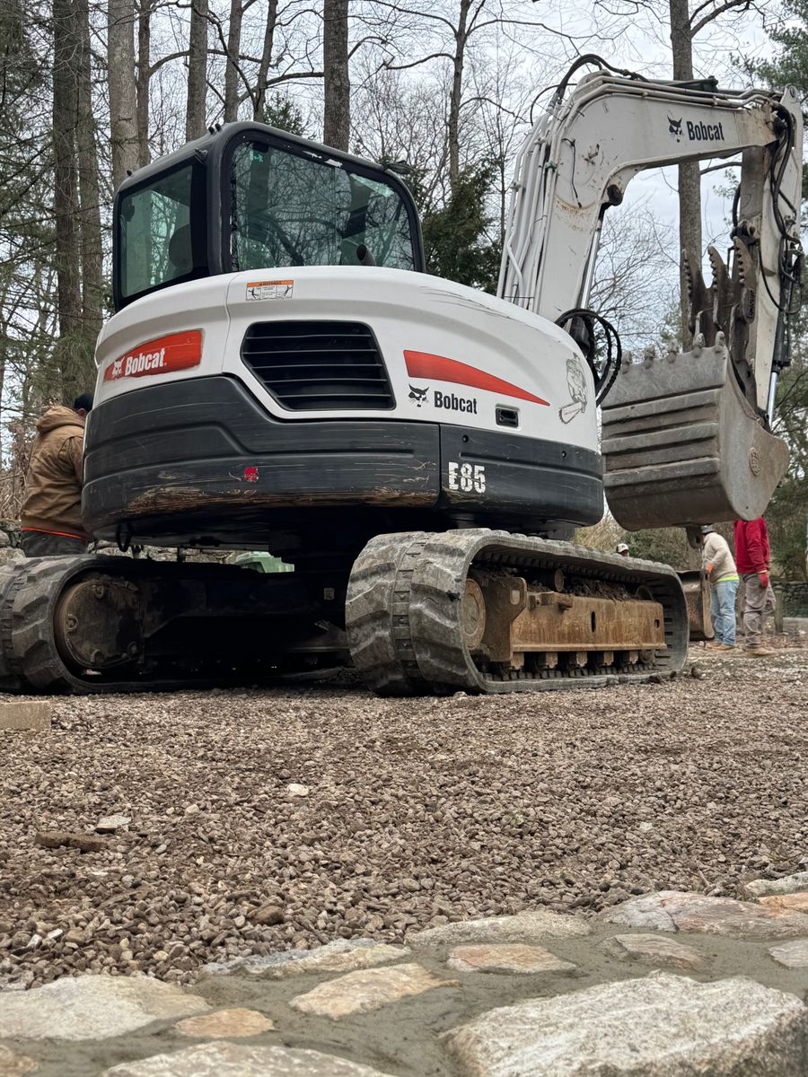 Excavating for White Hills Property Management in  Fairfield County, CT