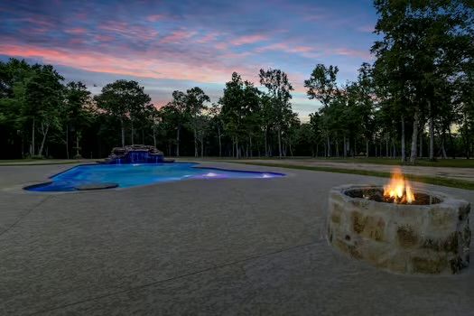 Custom Pool Design for Superior Backyard Builders LLC in Livingston, TX