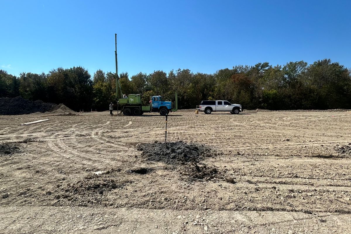 Leveling for Paul Stroup Custom Dozing Inc. in Sherman, TX