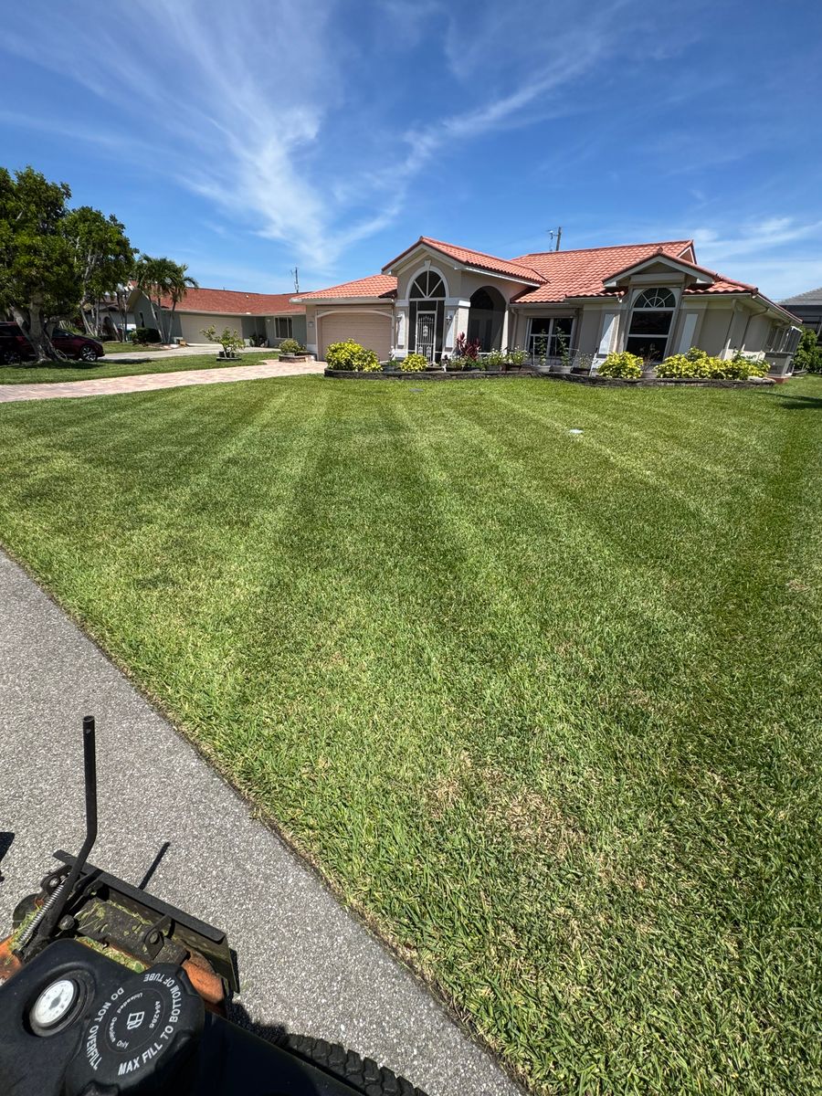 Sod installation for BH Lawn & Landscape in LaBelle, FL