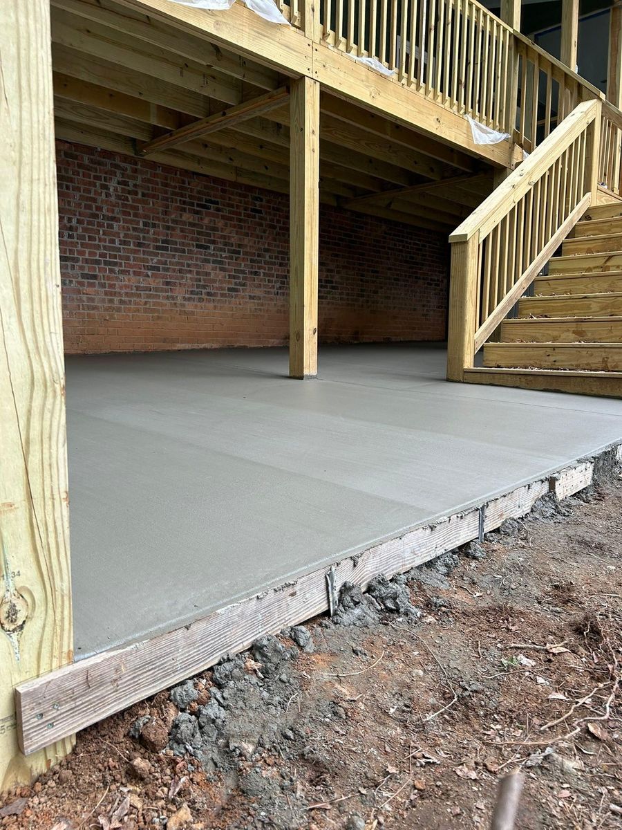 Concrete Slab Construction for Big League Concrete and Grading in Batesburg-Leesville, SC