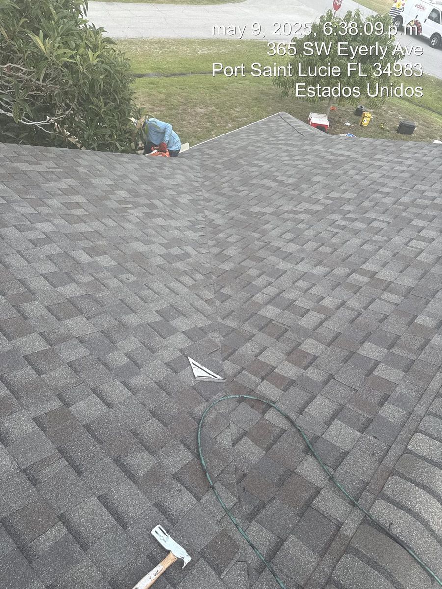 Roof Replacement for Ridgecap Roofing in Port St. Lucie, FL