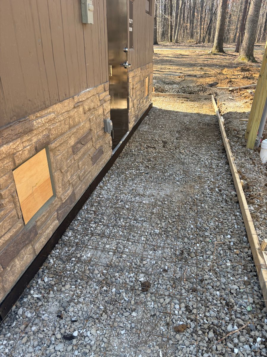 Sidewalk Installation for Tommy Moore Construction in Anderson County, TN